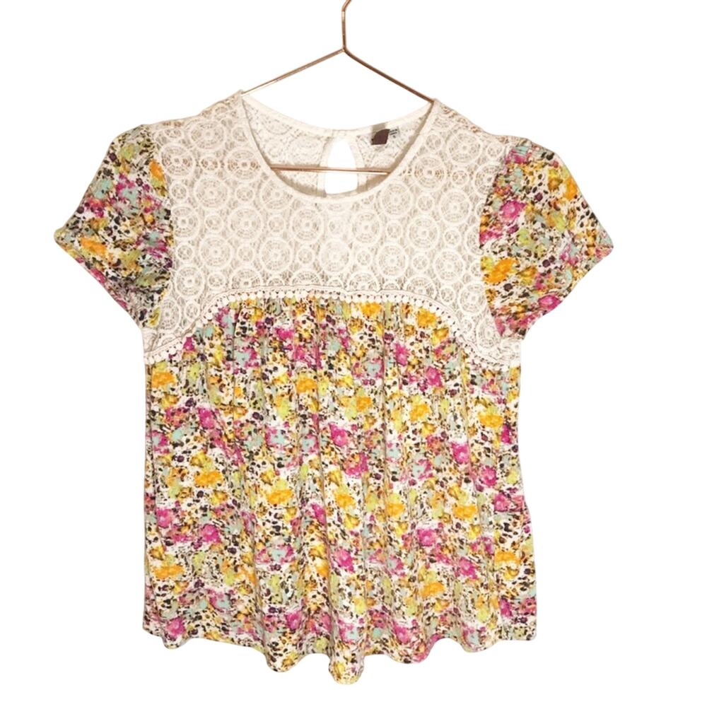 Kut from the Kloth floral lace Pom detail small